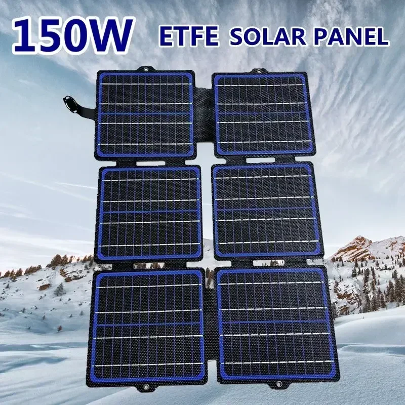 Solar Emergency Charger - Panneau Solaire Pliable ETFE, Chargeur Solaire