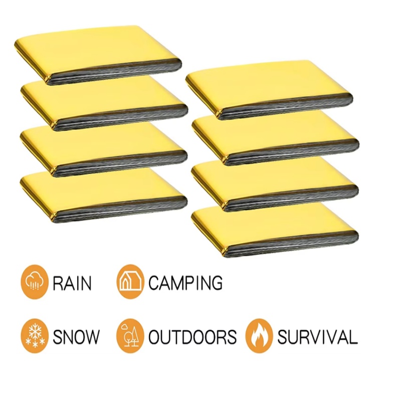 Lot de 4 couvertures de survie - Survival Blanket Reflective avis et prix