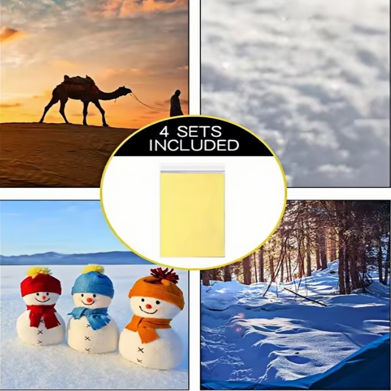 Lot de 4 couvertures de survie - Survival Blanket Reflective avis et prix