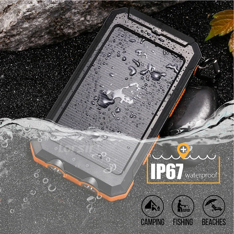 Batterie externe solaire étanc - Solar Emergency Charger avis et prix
