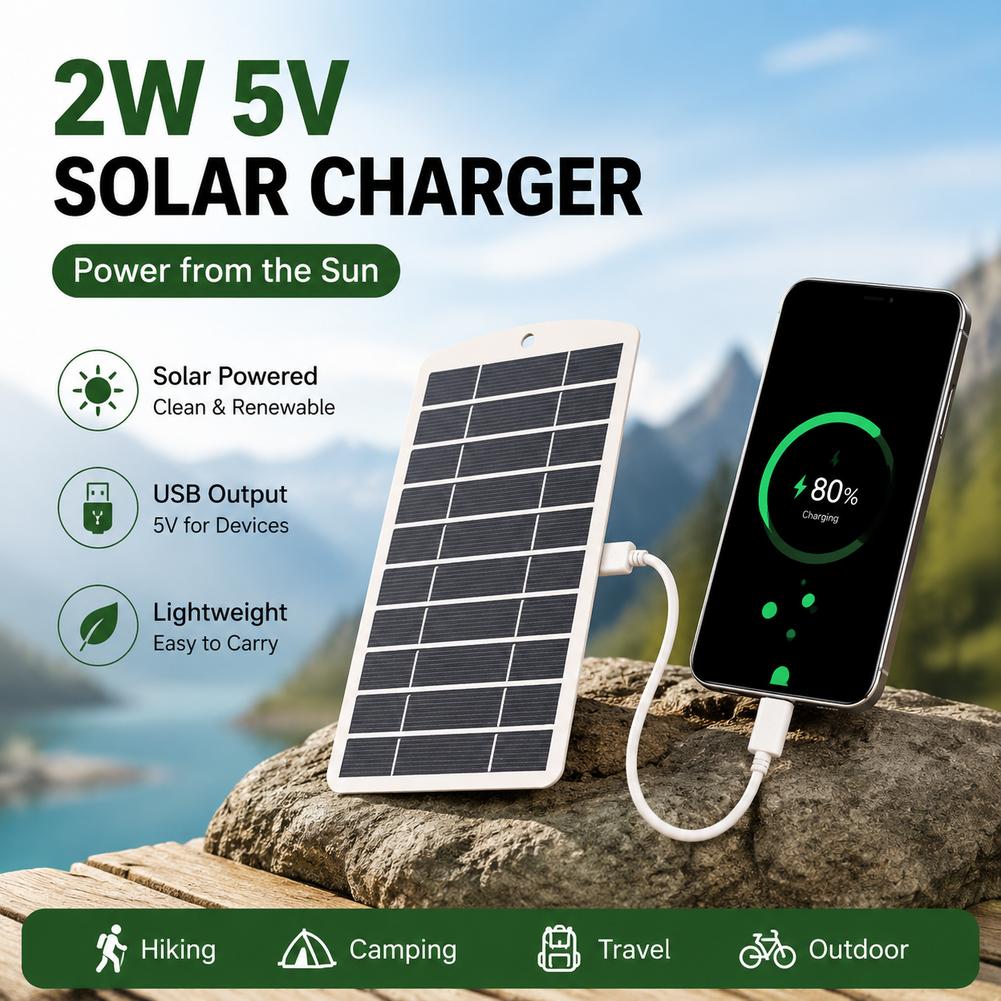 Chargeur solaire USB portable, - Solar Emergency Charger avis et prix