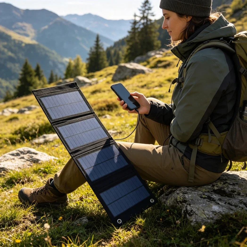 Chargeur solaire pliable 25W,  - Solar Emergency Charger avis et prix
