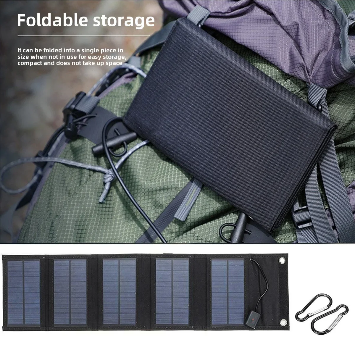 Chargeur solaire pliable 25W,  - Solar Emergency Charger avis et prix